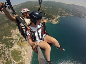 Tandem paragliding Budva