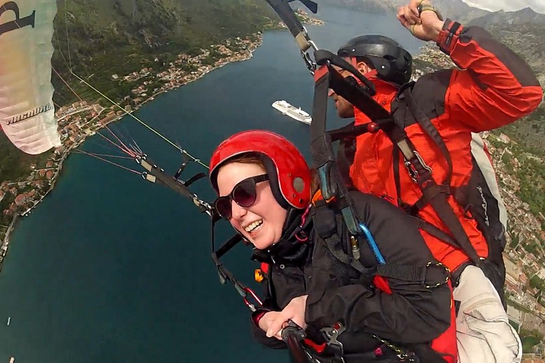 paragliding montenegro,tandem flights