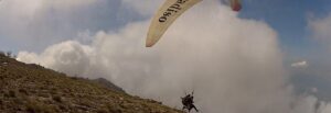 paragliding takeoff Lovcen kotor